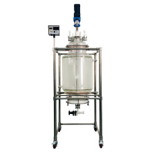 High Efficiency 80L Filter Chemical Equipment Lab Crystallization Glass Reactor
